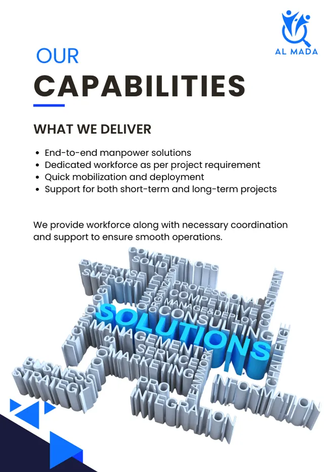 Al Mada profile: Our capabilities