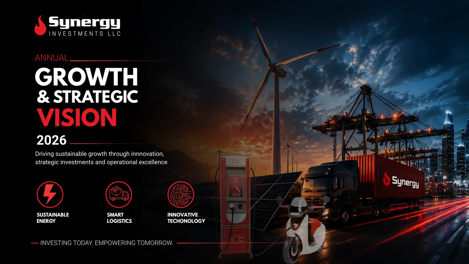 Strategy presentation cover: Growth and Strategic Vision 2026
