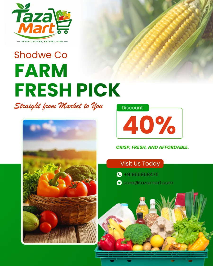 Taza Mart social creative: Farm fresh pick